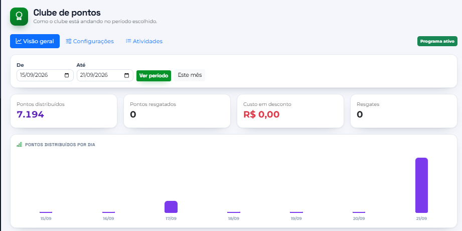 Clube de pontos